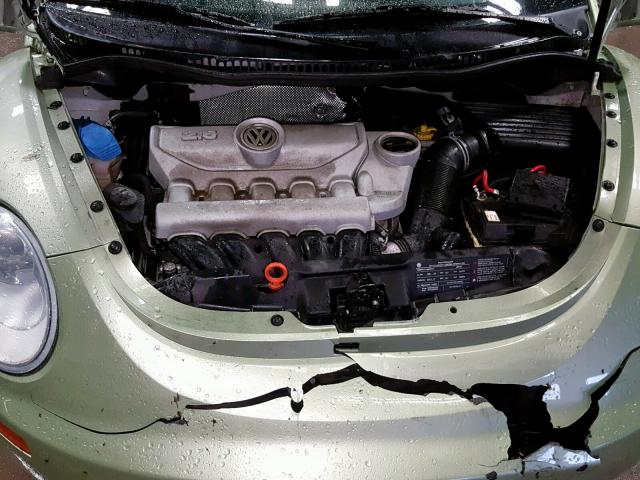 3VWPW31CX9M516445 - 2009 VOLKSWAGEN NEW BEETLE Yaşıl foto 7