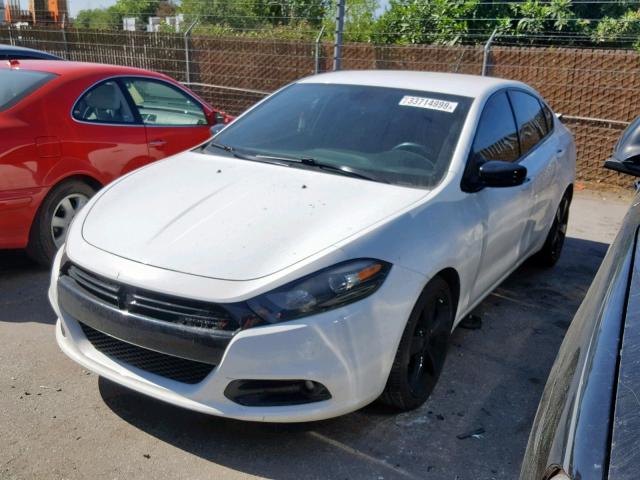 1C3CDFBB4FD421664 - 2015 DODGE DART SXT WHITE photo 2