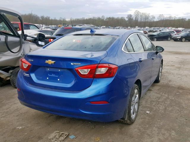 1G1BF5SM3J7152845 - 2018 CHEVROLET CRUZE PREM BLUE photo 4