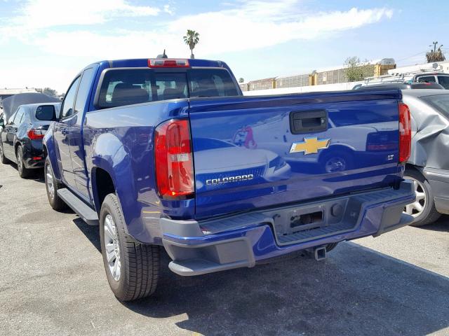 1GCHSCE36G1106748 - 2016 CHEVROLET COLORADO L BLUE photo 3