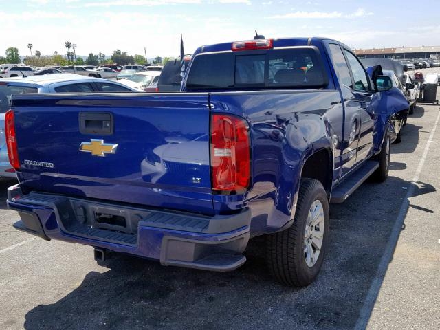 1GCHSCE36G1106748 - 2016 CHEVROLET COLORADO L BLUE photo 4
