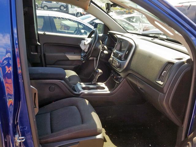 1GCHSCE36G1106748 - 2016 CHEVROLET COLORADO L BLUE photo 5