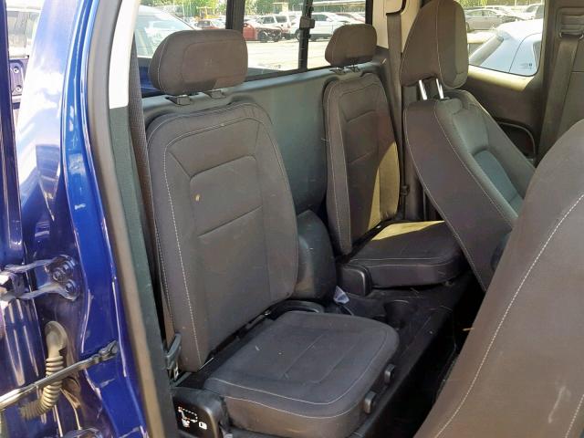 1GCHSCE36G1106748 - 2016 CHEVROLET COLORADO L BLUE photo 6