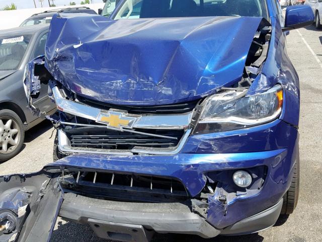 1GCHSCE36G1106748 - 2016 CHEVROLET COLORADO L BLUE photo 7