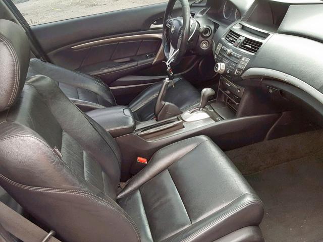 1HGCS22859A012143 - 2009 HONDA ACCORD EXL SILVER photo 5