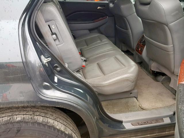 2HNYD18654H509776 - 2004 ACURA MDX TOURIN GRAY photo 6