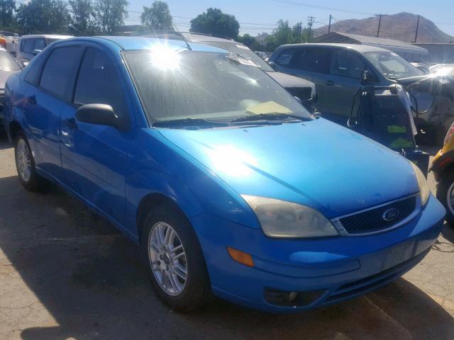 1FAFP34N37W215429 - 2007 FORD FOCUS ZX4 BLUE photo 1