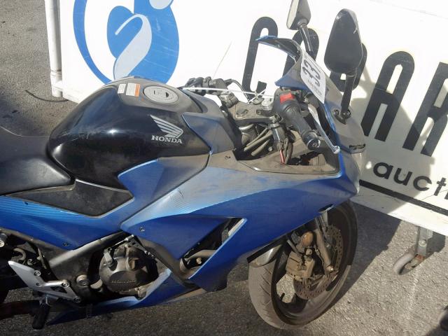 MLHNC5158F5100618 - 2015 HONDA CBR300 RA BLUE photo 5