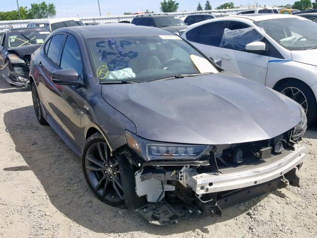19UUB2F66JA004358 - 2018 ACURA TLX TECH+A Серый фото 1
