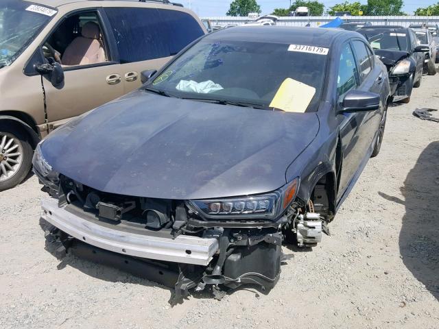 19UUB2F66JA004358 - 2018 ACURA TLX TECH+A Серый фото 2