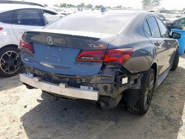 19UUB2F66JA004358 - 2018 ACURA TLX TECH+A Серый фото 4