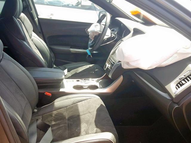 19UUB2F66JA004358 - 2018 ACURA TLX TECH+A Серый фото 5