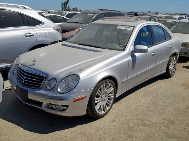 WDBUF56X88B190002 - 2008 MERCEDES-BENZ E 350 SILVER photo 2