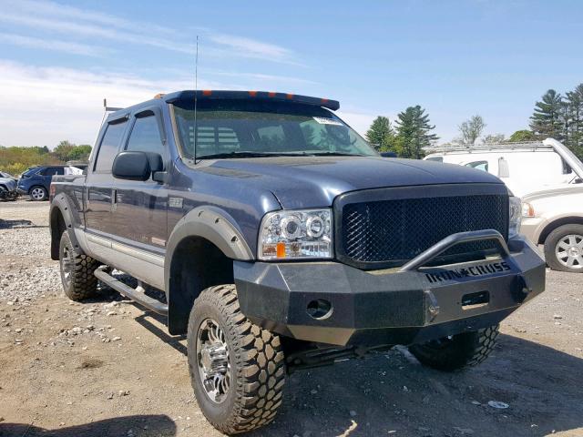 1FTSW31PX3EC92011 - 2003 FORD F350 SRW S BLUE photo 1