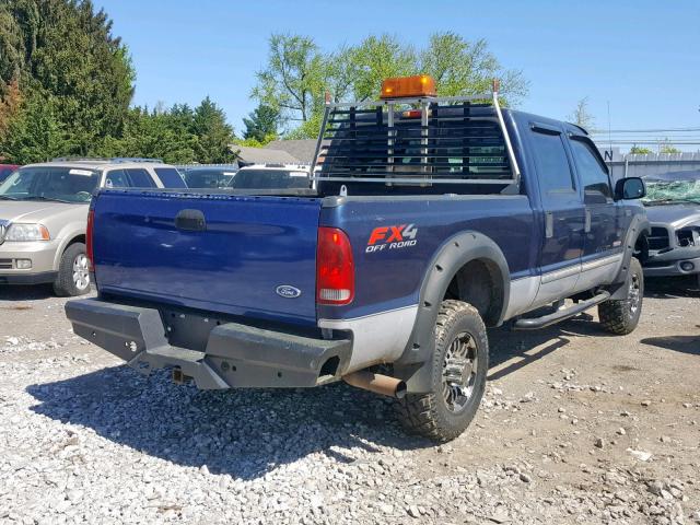 1FTSW31PX3EC92011 - 2003 FORD F350 SRW S BLUE photo 4