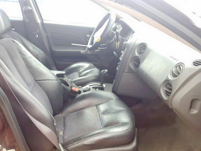 2G2WC52C851329048 - 2005 PONTIAC GRAND PRIX BURGUNDY photo 5