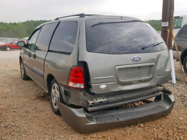 2FMZA51606BA59296 - 2006 FORD FREESTAR S GREEN photo 3