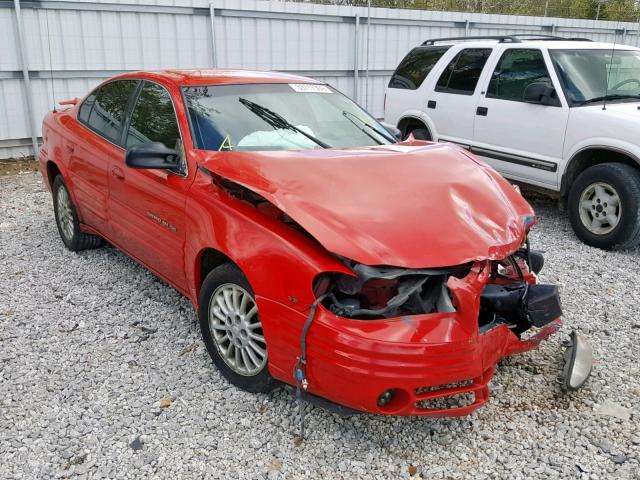 1G2NE52E1XM808927 - 1999 PONTIAC GRAND AM S RED photo 1