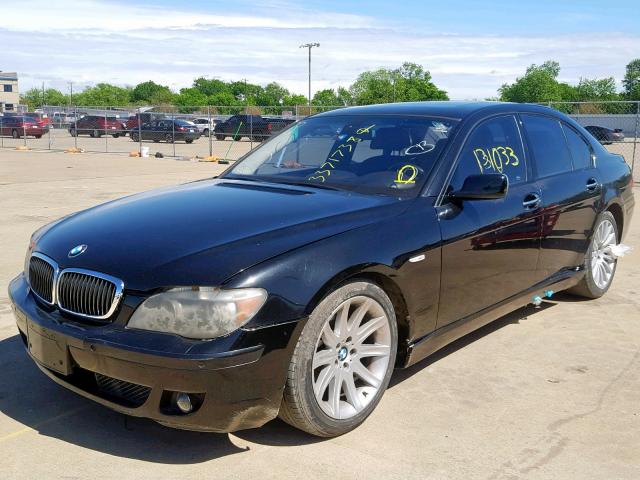 WBAHL83556DT03659 - 2006 BMW 750 I BLACK photo 2