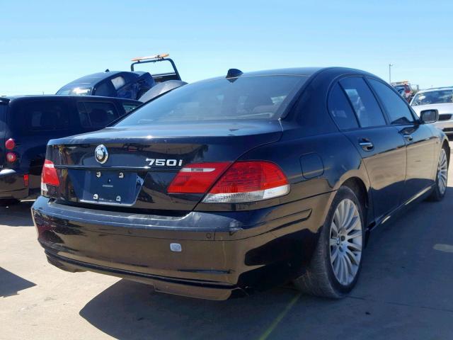 WBAHL83556DT03659 - 2006 BMW 750 I BLACK photo 4