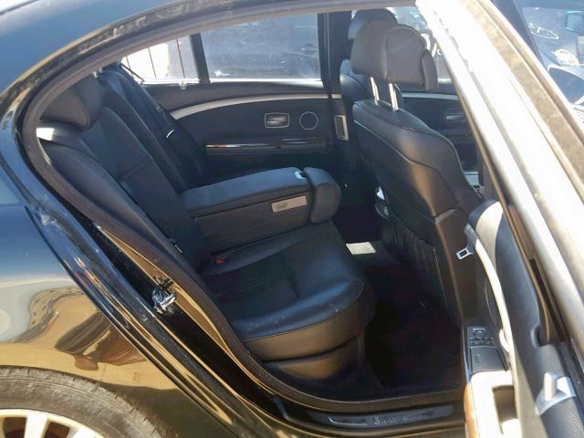 WBAHL83556DT03659 - 2006 BMW 750 I BLACK photo 6