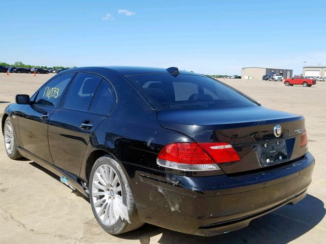 WBAHL83556DT03659 - 2006 BMW 750 I BLACK photo 9