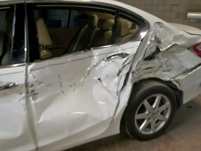 1HGCR3F84DA045168 - 2013 HONDA ACCORD EXL WHITE photo 9