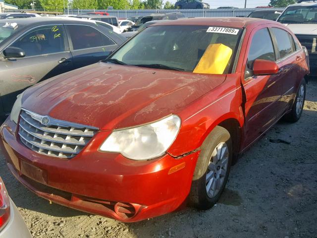 1C3LC46KX7N530353 - 2007 CHRYSLER SEBRING RED photo 2