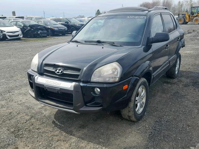 KM8JM72D98U731446 - 2008 HYUNDAI TUCSON GL BLACK photo 2