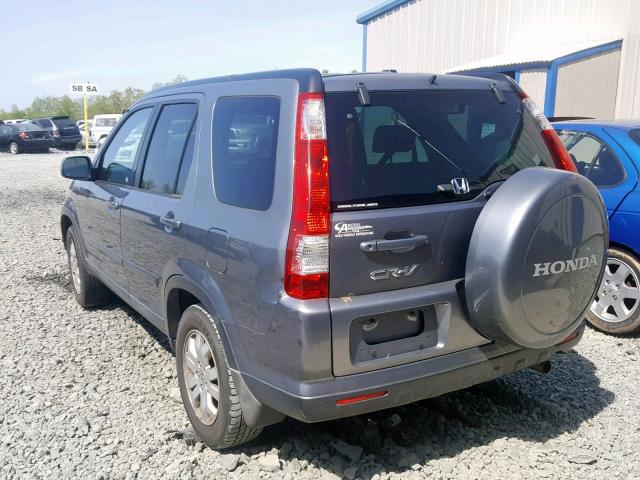 SHSRD78966U423918 - 2006 HONDA CR-V SE BLUE photo 3