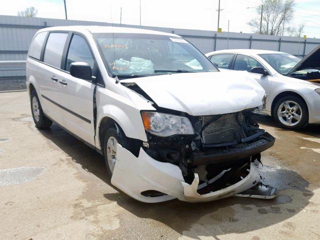 2C4JDGAG8CR374671 - 2012 DODGE RAM VAN WHITE photo 1