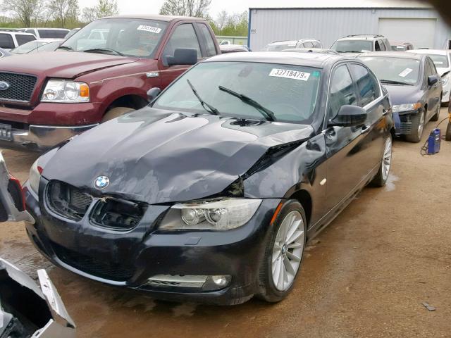WBAPN7C54BA781969 - 2011 BMW 335 D BLACK photo 2