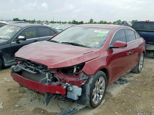 1G4GC5EC2BF172595 - 2011 BUICK LACROSSE C RED photo 2