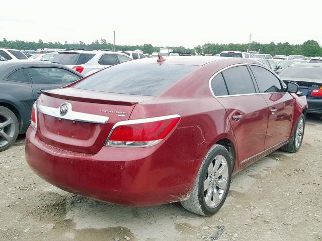 1G4GC5EC2BF172595 - 2011 BUICK LACROSSE C RED photo 4