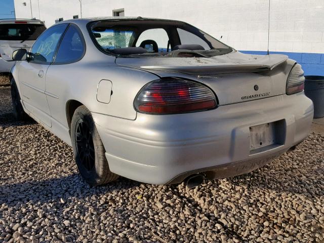 1G2WP12K1YF159391 - 2000 PONTIAC GRAND PRIX SILVER photo 3