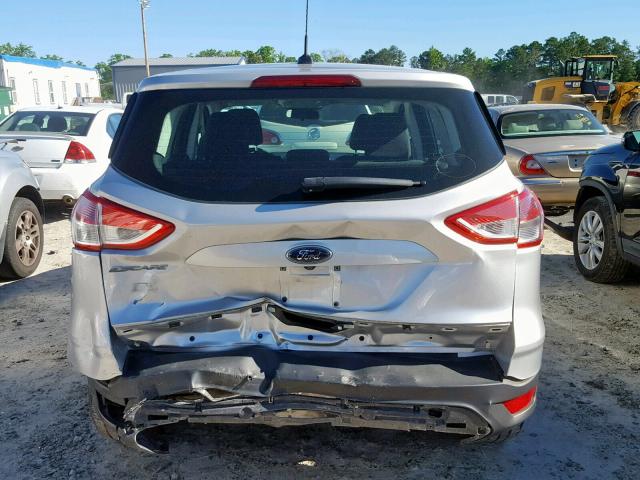 1FMCU0F73GUB69420 - 2016 FORD ESCAPE S SILVER photo 9