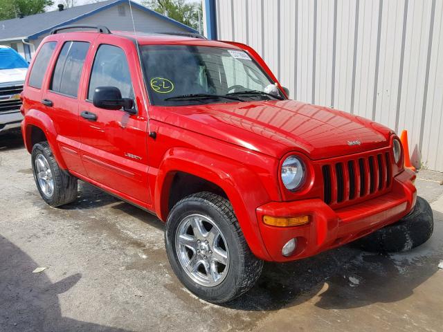 1J4GK58K84W148051 - 2004 JEEP LIBERTY LI RED photo 1