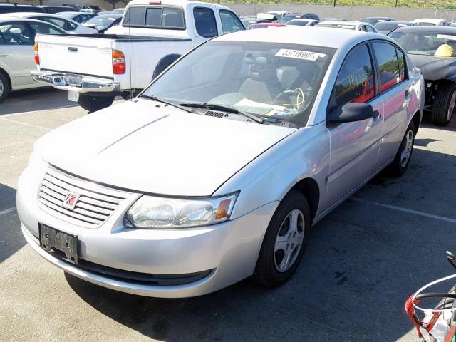 1G8AG52F75Z122222 - 2005 SATURN ION LEVEL SILVER photo 2