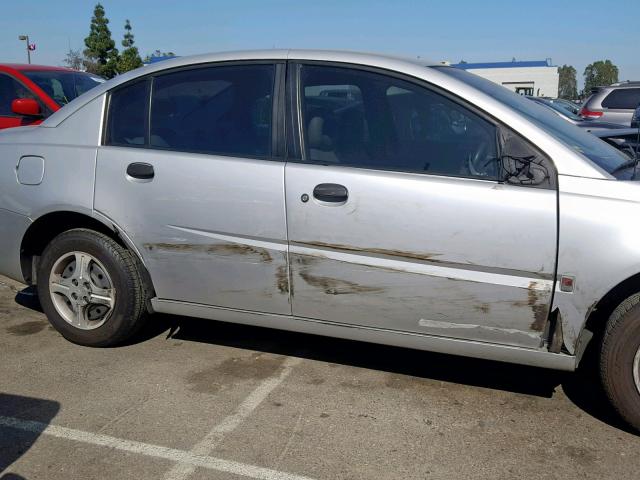 1G8AG52F75Z122222 - 2005 SATURN ION LEVEL SILVER photo 9