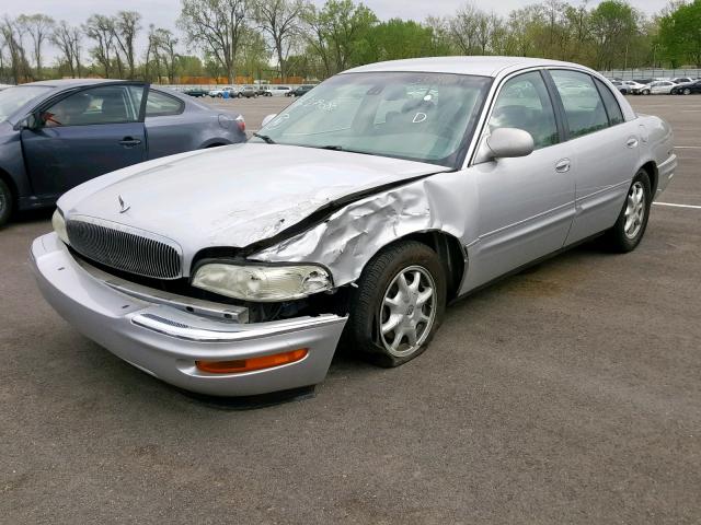 1G4CW54K214279686 - 2001 BUICK PARK AVENU GRAY photo 2