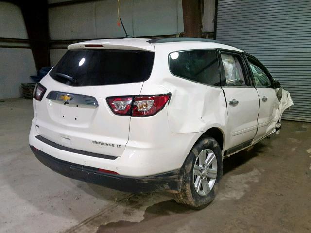 1GNKVGKD1EJ149495 - 2014 CHEVROLET TRAVERSE L WHITE photo 4