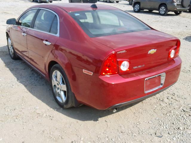 1G1ZC5E09CF334591 - 2012 CHEVROLET MALIBU 1LT RED photo 3