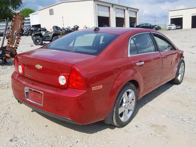 1G1ZC5E09CF334591 - 2012 CHEVROLET MALIBU 1LT RED photo 4