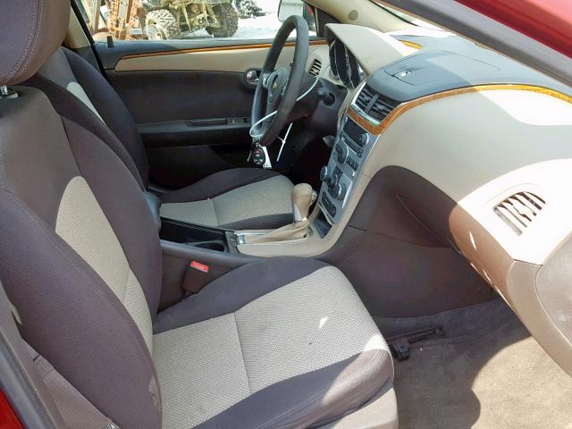 1G1ZC5E09CF334591 - 2012 CHEVROLET MALIBU 1LT RED photo 5