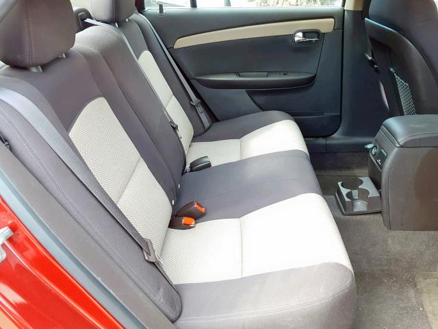 1G1ZC5E09CF334591 - 2012 CHEVROLET MALIBU 1LT RED photo 6