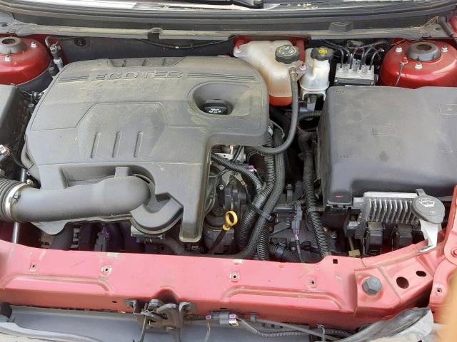 1G1ZC5E09CF334591 - 2012 CHEVROLET MALIBU 1LT RED photo 7