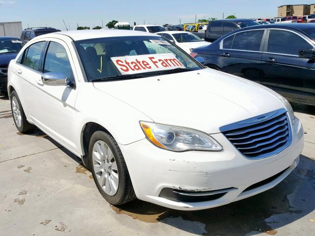 1C3BC4FB5BN522116 - 2011 CHRYSLER 200 LX WHITE photo 1