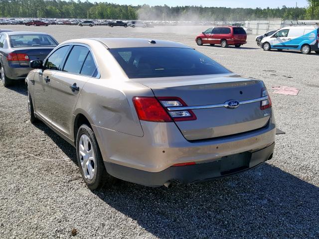 1FAHP2MK8JG101355 - 2018 FORD TAURUS POL GRAY photo 3