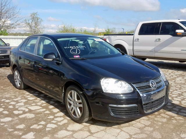 3VWRF71K77M038599 - 2007 VOLKSWAGEN JETTA 2.5 BLACK photo 1