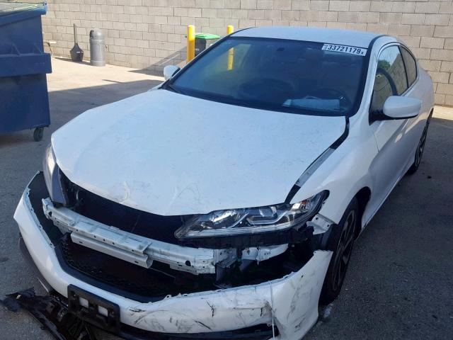 1HGCT1B38GA006801 - 2016 HONDA ACCORD LX- WHITE photo 2